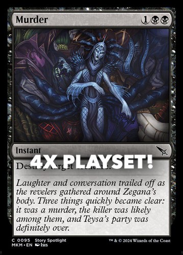 MTG | 4x Murder | Nonfoil | MKM-95 | NM