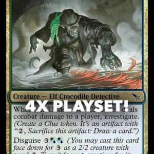 MTG | 4x Undercover Crocodelf | Nonfoil | MKM-239 | NM