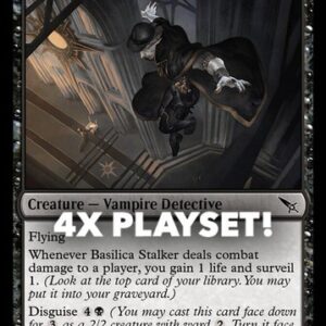 MTG | 4x Basilica Stalker | Nonfoil | MKM-78 | NM