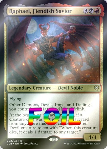 MTG | Raphael, Fiendish Savior | Foil | CLB-292 | NM