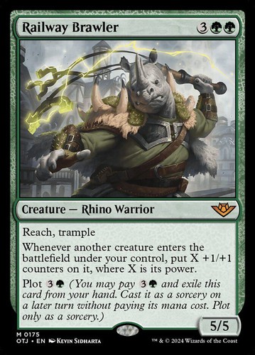 MTG | Railway Brawler | Nonfoil | OTJ-175 | NM