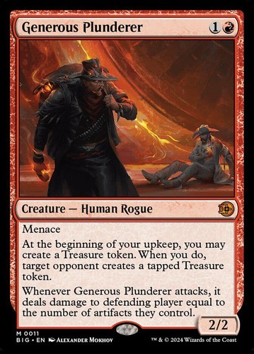 MTG | Generous Plunderer | Nonfoil | BIG-11 | NM