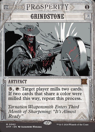 MTG | Grindstone | Nonfoil | Showcase | Borderless | OTP-62 | NM