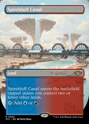 MTG | Spirebluff Canal | Nonfoil | Borderless | OTJ-304 | NM