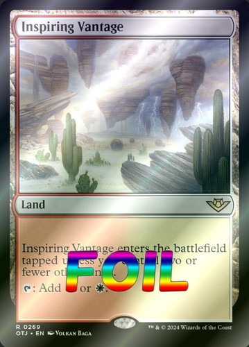 MTG | Inspiring Vantage | Foil | OTJ-269 | NM