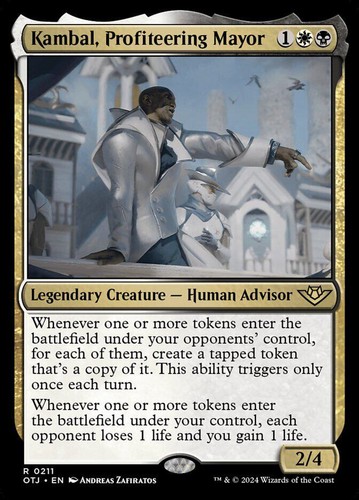 MTG | Kambal, Profiteering Mayor | Nonfoil | OTJ-211 | NM