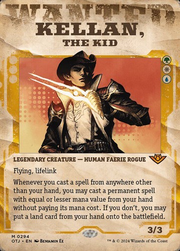 MTG | Kellan, the Kid | Nonfoil | Showcase | Borderless | OTJ-294 | NM