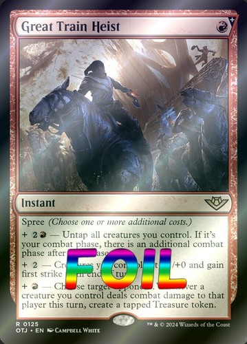 MTG | Great Train Heist | Foil | OTJ-125 | NM