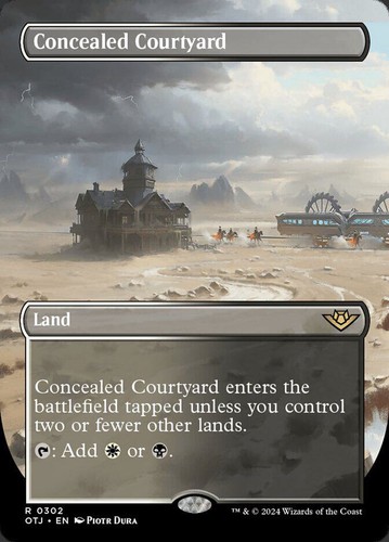 MTG | Concealed Courtyard | Nonfoil | Borderless | OTJ-302 | NM