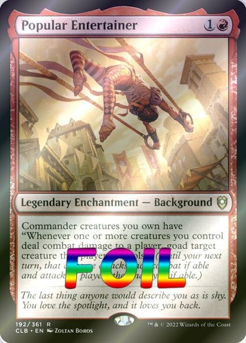 MTG | Popular Entertainer | Foil | CLB-192 | NM