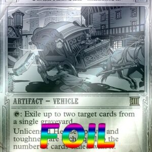 MTG | Unlicensed Hearse | Foil | Showcase | Borderless | OTP-64 | NM