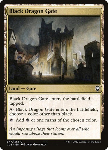 MTG | Black Dragon Gate | Nonfoil | CLB-347 | NM