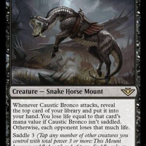 MTG | Caustic Bronco | Nonfoil | OTJ-82 | NM