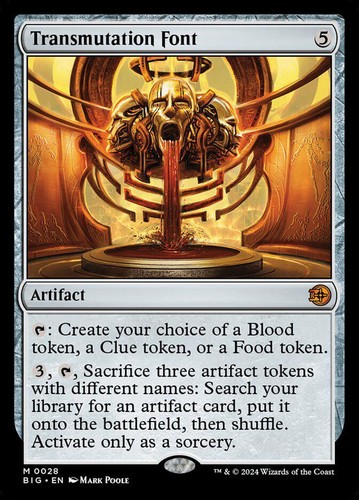 MTG | Transmutation Font | Nonfoil | BIG-28 | NM