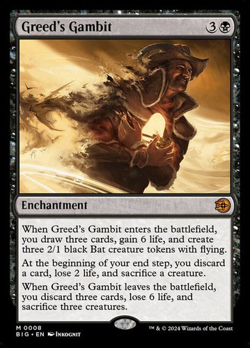 MTG | Greed's Gambit | Nonfoil | BIG-8 | NM