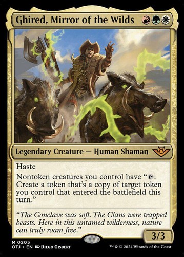 MTG | Ghired, Mirror of the Wilds | Nonfoil | OTJ-205 | NM