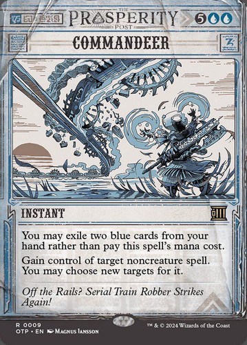 MTG | Commandeer | Nonfoil | Showcase | Borderless | OTP-9 | NM