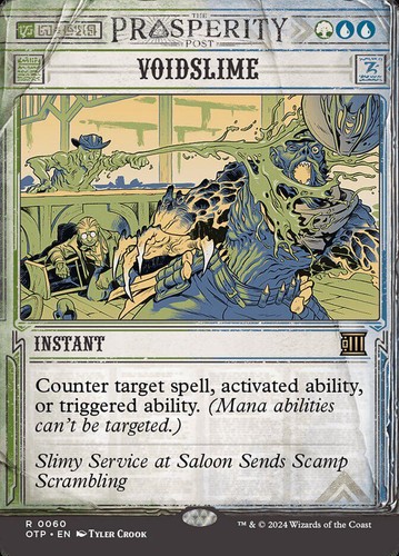 MTG | Voidslime | Nonfoil | Showcase | Borderless | OTP-60 | NM