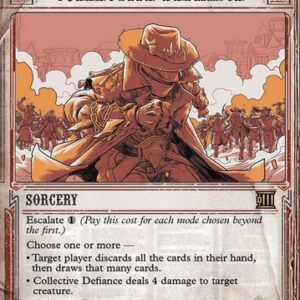 MTG | Collective Defiance | Nonfoil | Showcase | Borderless | OTP-21 | NM