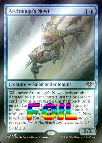 MTG | Archmage's Newt | Foil | OTJ-39 | NM