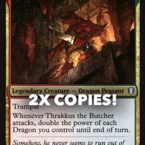 MTG | 2x Thrakkus the Butcher | Nonfoil | CLB-295 | NM