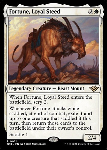 MTG | Fortune, Loyal Steed | Nonfoil | OTJ-12 | NM