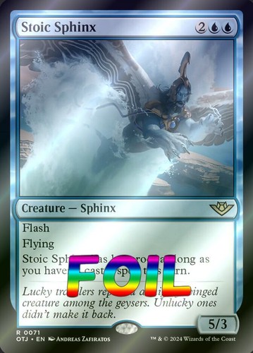MTG | Stoic Sphinx | Foil | OTJ-71 | NM