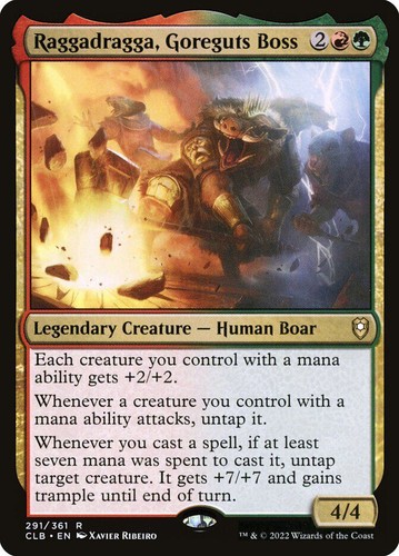 MTG | Raggadragga, Goreguts Boss | Nonfoil | CLB-291 | NM