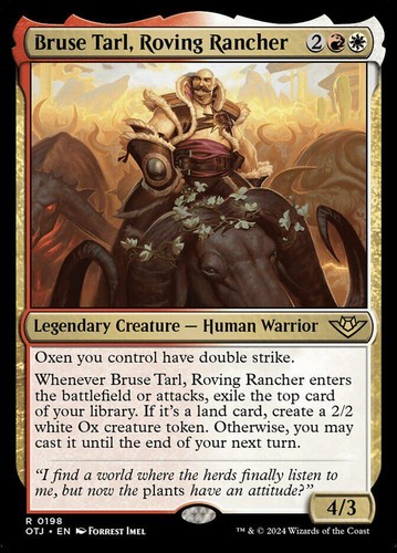 MTG | Bruse Tarl, Roving Rancher | Nonfoil | OTJ-198 | NM