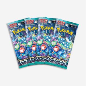 Pokemon TCG Stella Miracle sv7 Japanese Booster Pack x4 Bundle - New/Sealed