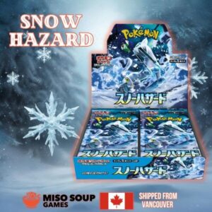 Pokemon Snow Hazard Booster Box Japanese Factory Sealed SV2p Paldea Evolved