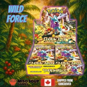 Pokemon Wild Force Booster Box Japanese New Sealed SV5K Temporal Forces