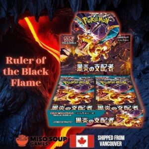 41167690801748101948 Pokemon Obsidian Flames (JP) Booster Box New Sealed SV3 Ruler of the Black Flame